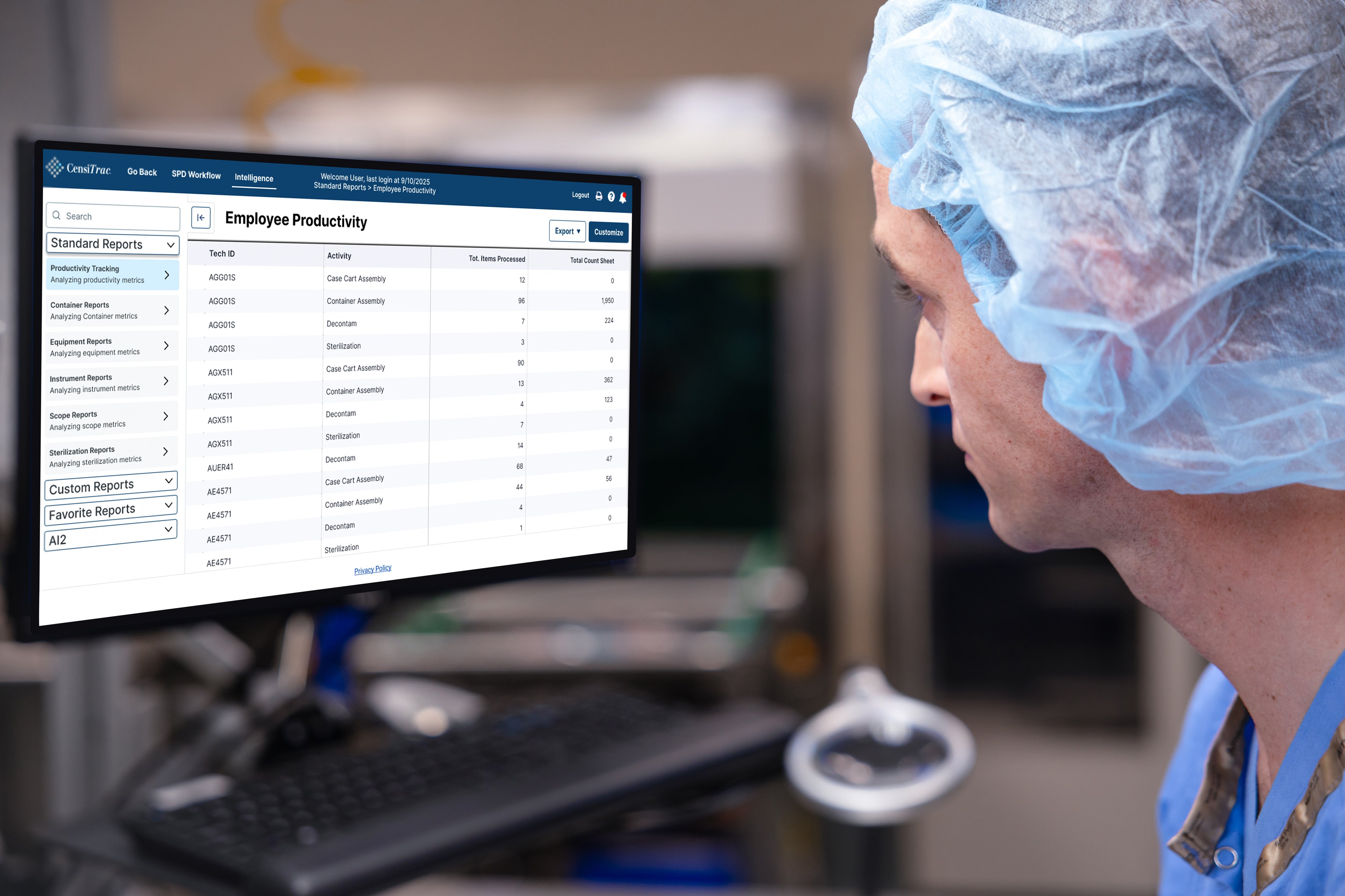 Surgical Instrument Tracking Software | CensiTrac | Censis